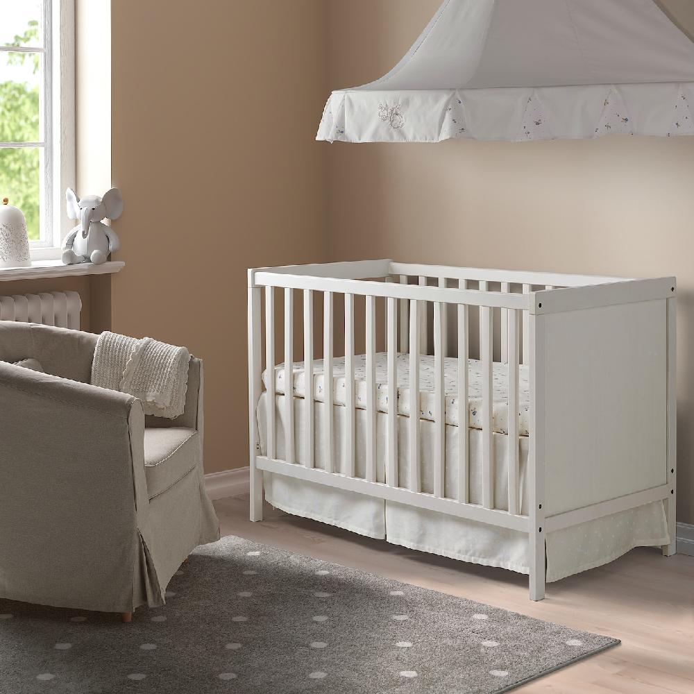 IKEA SUNDVIK Babybett weiß 70x140 cm Tägliche Deals