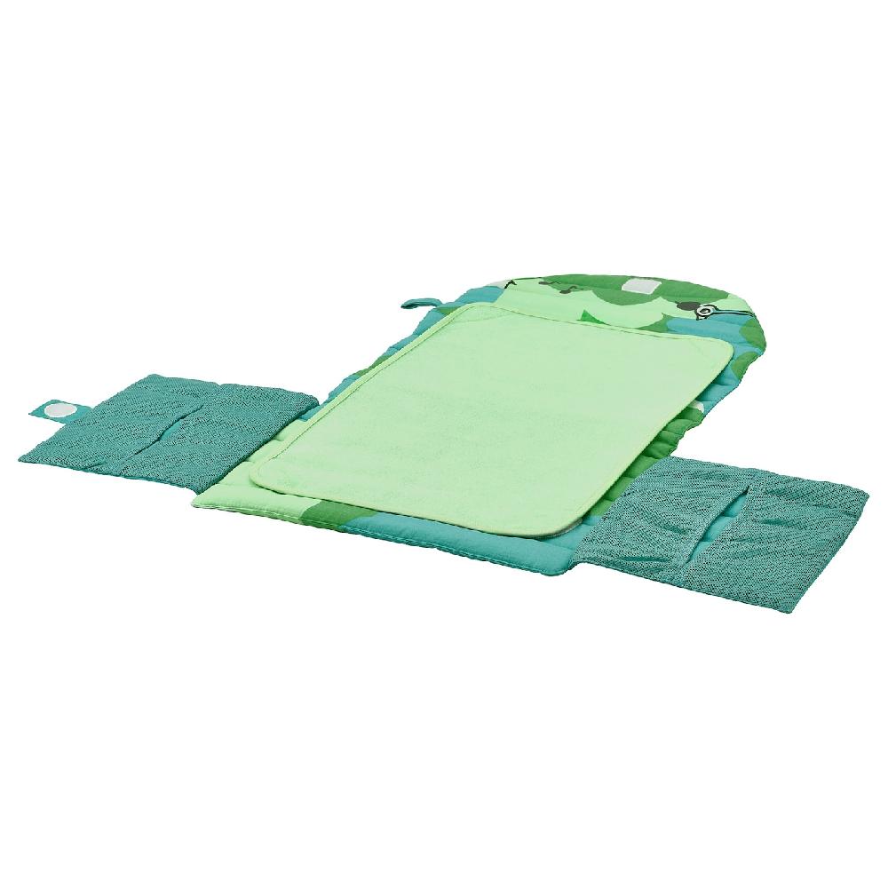 IKEA GRÖNFINK Wickelunterlage faltbar/grün 70x35 cm