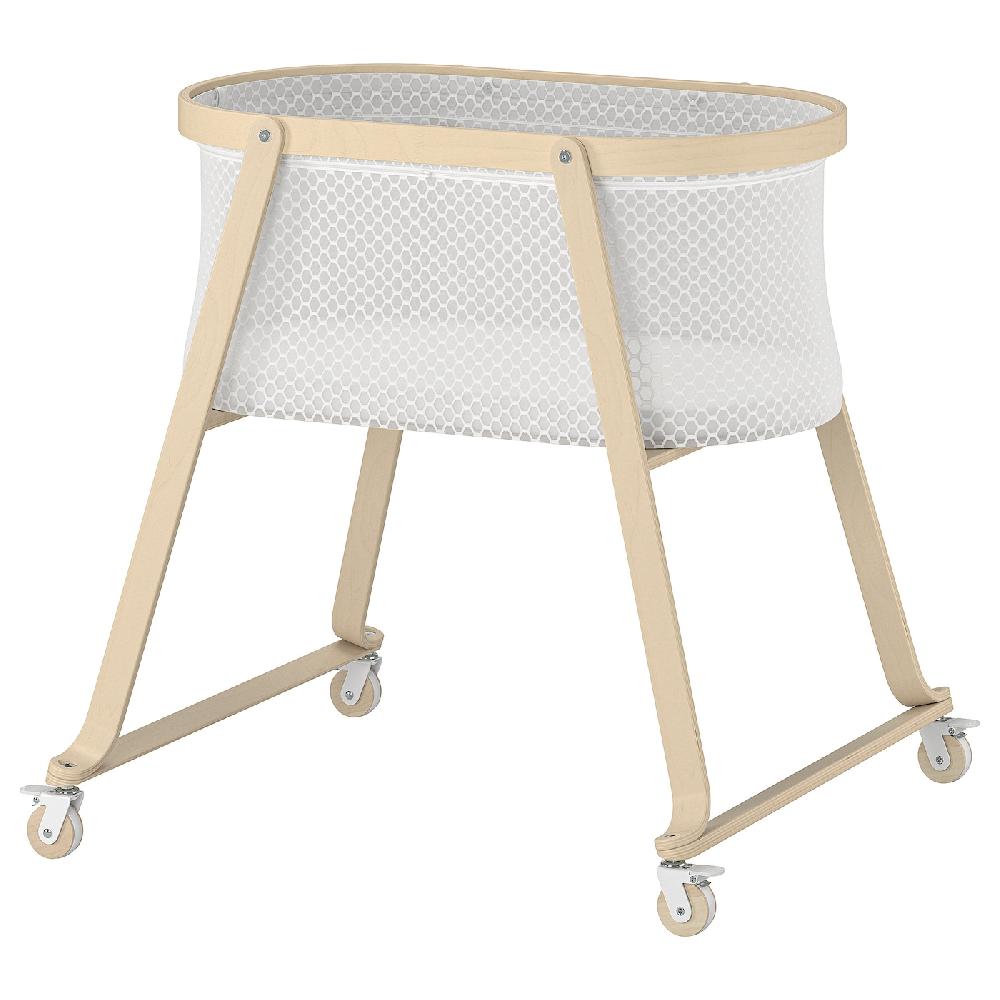 IKEA ÄLSKVÄRD Stubenwagen mit Matratze Birke 40x73 cm