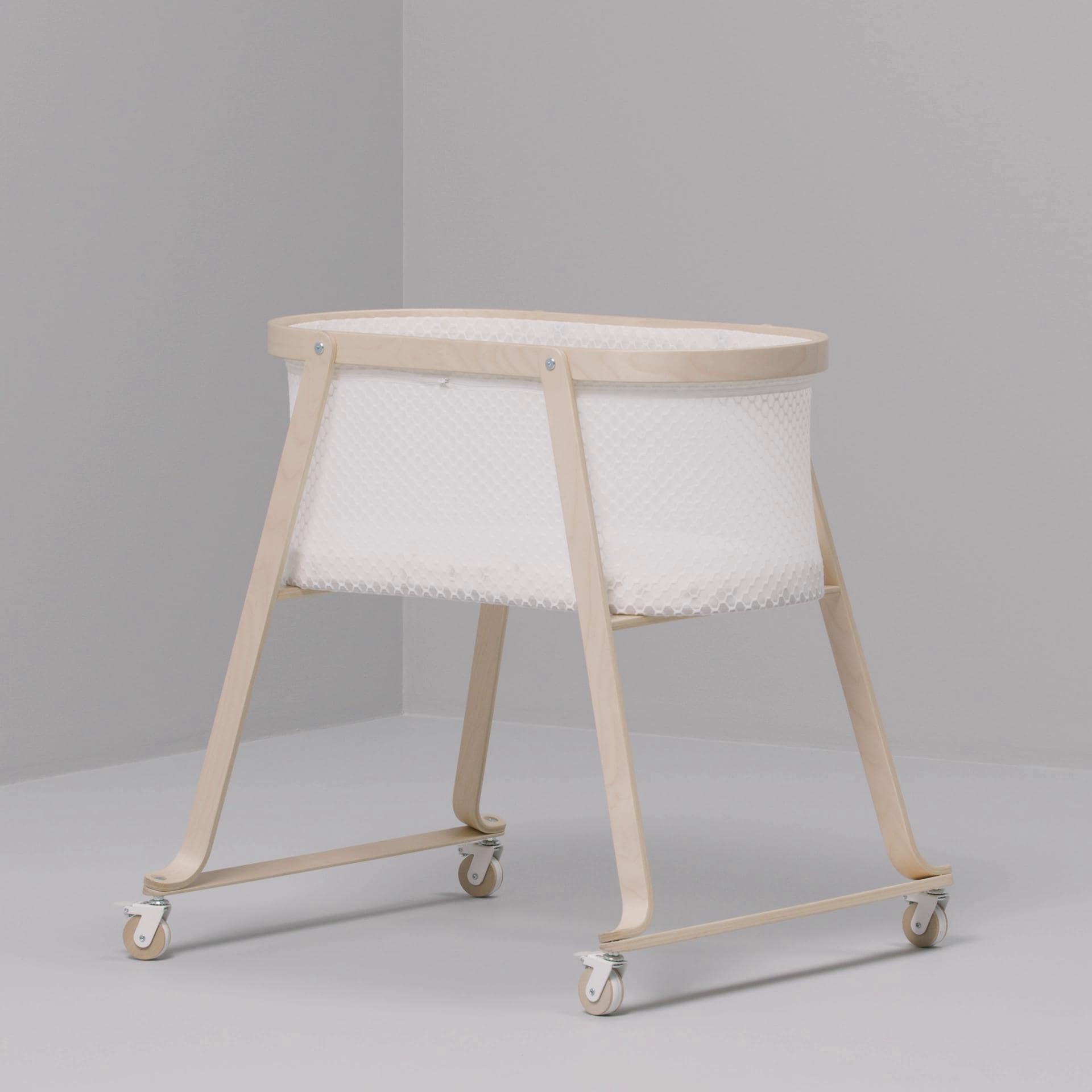 IKEA ÄLSKVÄRD Stubenwagen mit Matratze Birke 40x73 cm VIP-Rabatte