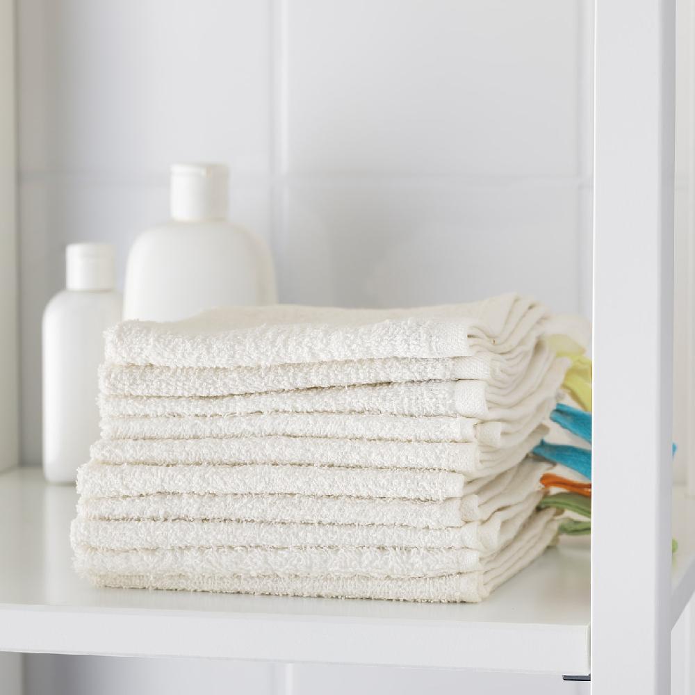 IKEA KRAMA Waschlappen weiß 30x30 cm Super Sparpreis