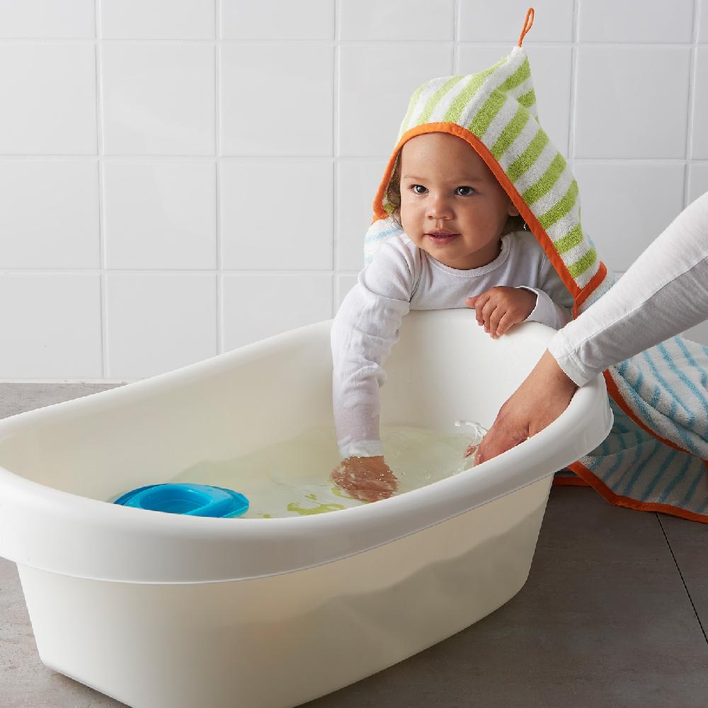 IKEA LÄTTSAM Babybadewanne weiß/grün Begrenzte Freigabe