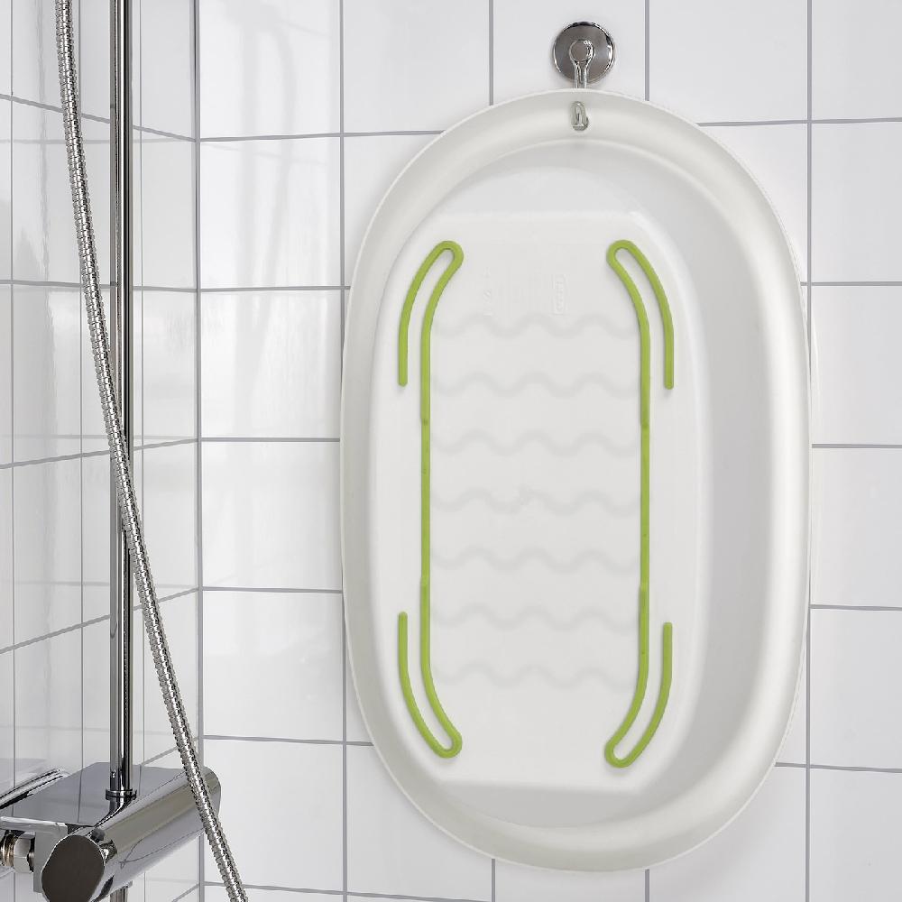 IKEA LÄTTSAM Babybadewanne weiß/grün Begrenzte Freigabe