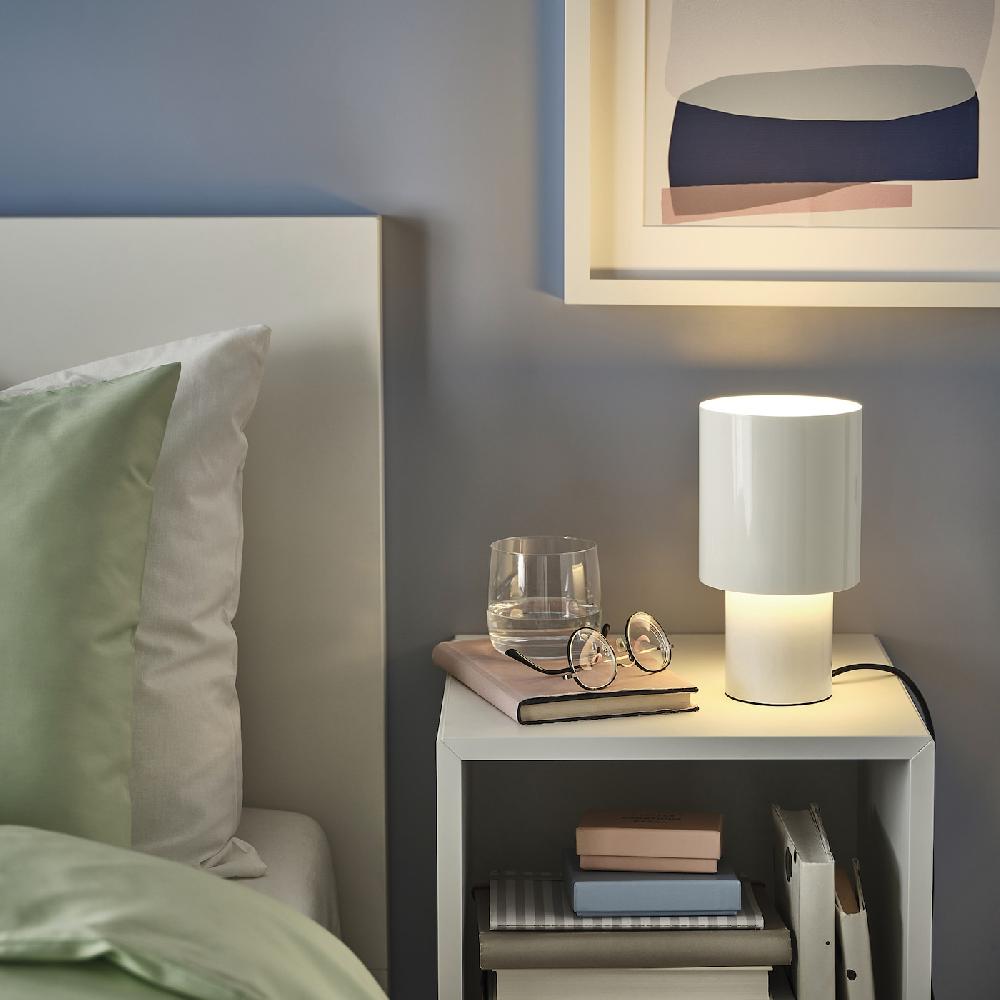 IKEA SPETSBOJ Tischleuchte dimmbar/weiß 22 cm Vierteljährliche Förderung
