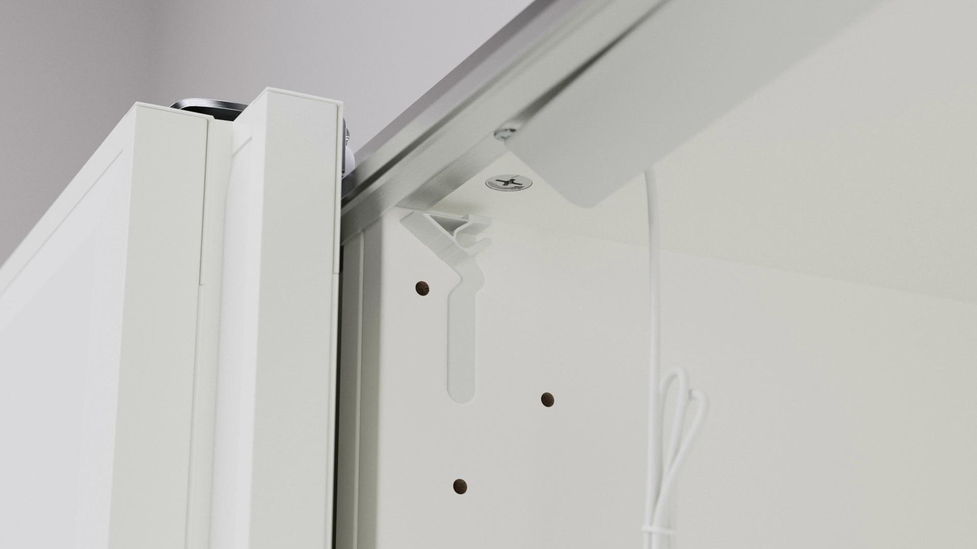 IKEA ÖVERSIDAN LED-Lichtleiste/Kleidersch + Sensor dimmbar weiß 96 cm Nur noch ein Tag übrig