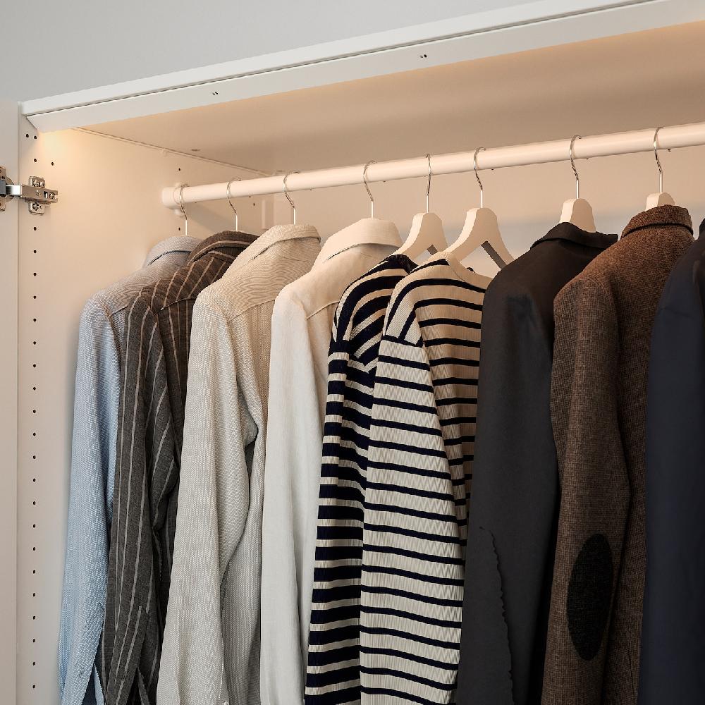 IKEA ÖVERSIDAN LED-Lichtleiste/Kleidersch + Sensor dimmbar weiß 96 cm Nur noch ein Tag übrig