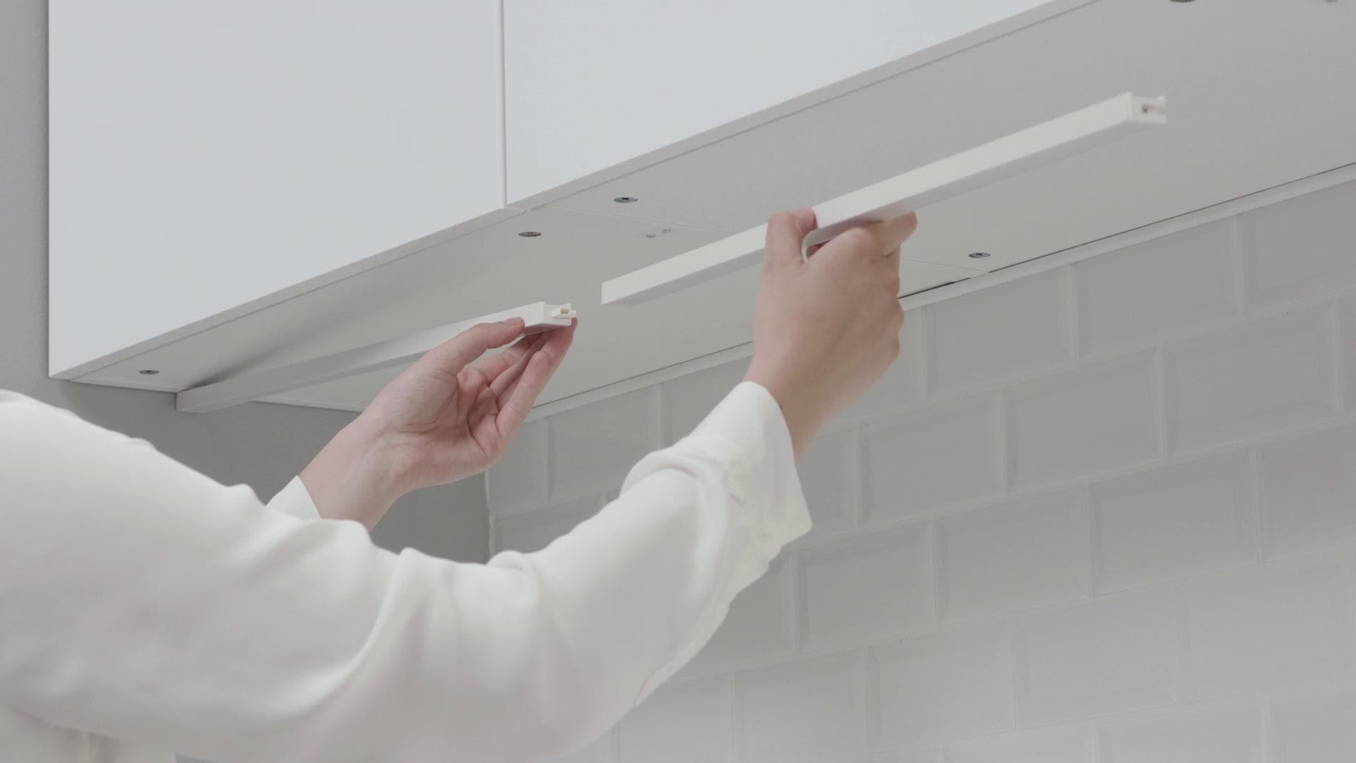 IKEA MITTLED LED-Lichtleiste für Arbeitsplatte dimmbar weiß 60 cm Super Rabatt