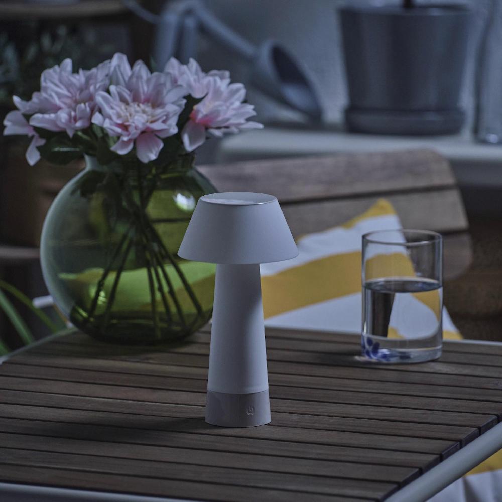 IKEA SOLVINDEN Tischleuchte batteriebetrieben/weiß 20 cm Online