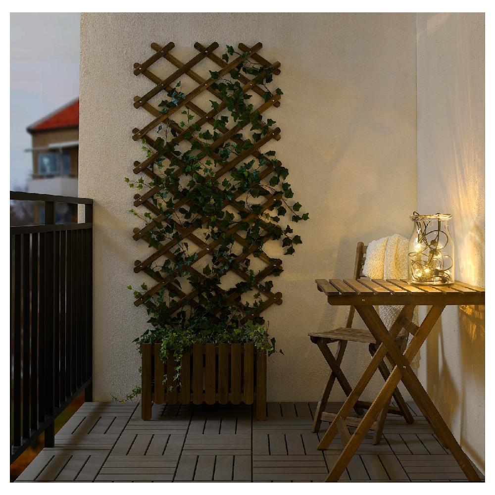 IKEA UTSUND Lichterkette (12) LED für draußen/batteriebetrieben schwarz Rabatt