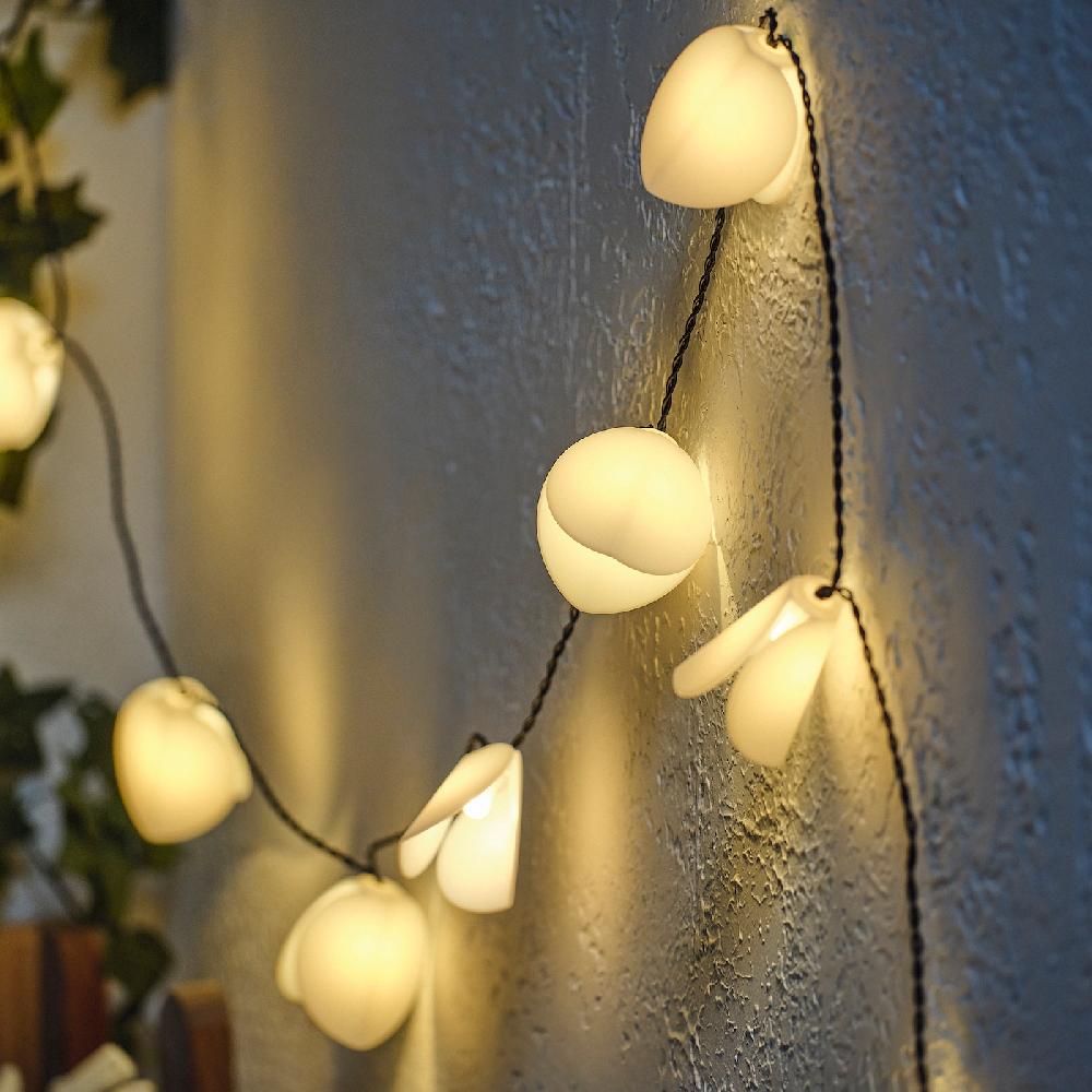 IKEA SOLVINDEN Lichterkette (12) LED solarbetrieben/Blatt Versandkostenfrei