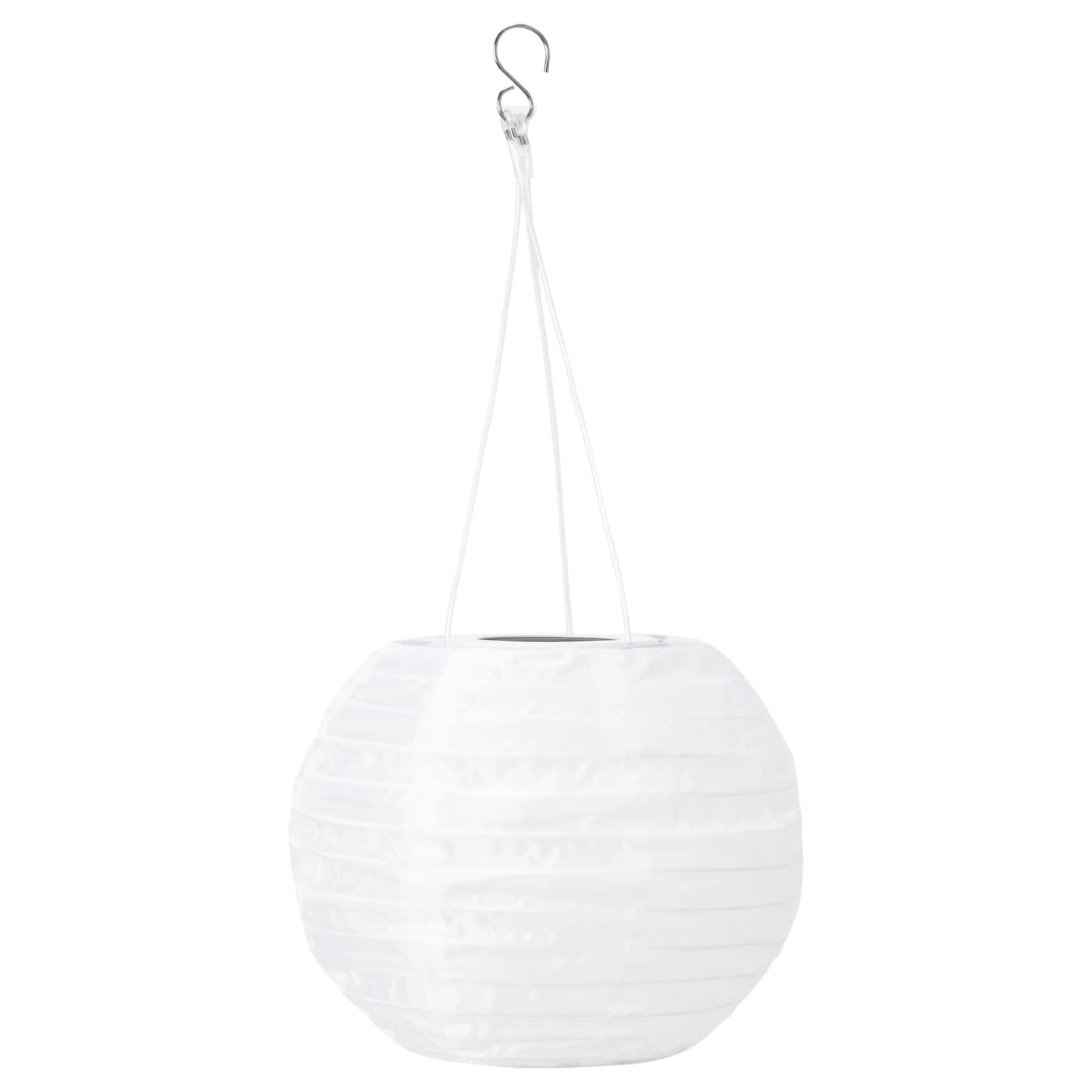 IKEA SOLVINDEN Solarhängeleuchte LED für draußen/rund weiß 22 cm Großer Ausverkauf