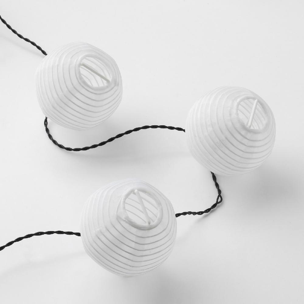IKEA SOLVINDEN Lichterkette (12) LED für draußen/batteriebetrieben weiß Online Shopping