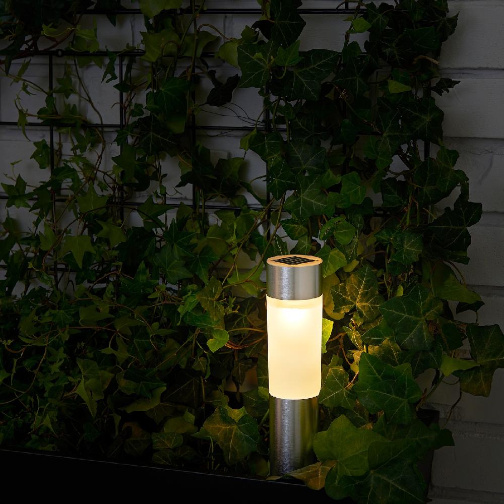 IKEA SOLVINDEN Solarleuchte LED Zylinder/aluminiumfarben Cyber Monday