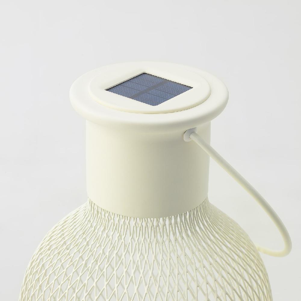 IKEA SOLVINDEN Solarlaterne LED für draußen/Netz weiß 29 cm Weihnachtsangebot