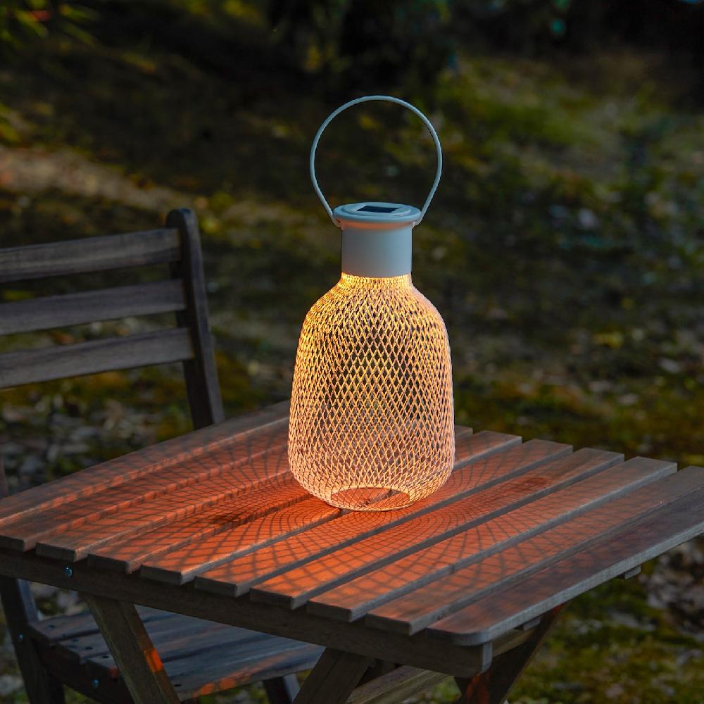IKEA SOLVINDEN Solarlaterne LED für draußen/Netz weiß 29 cm Weihnachtsangebot