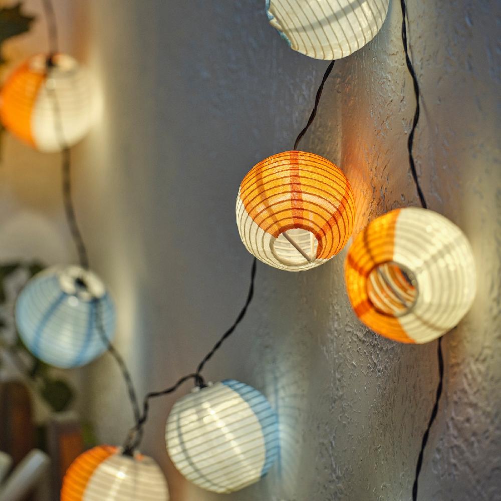 IKEA SOLVINDEN Lichterkette (24) LED für draußen solarbetrieben/rund bunt Heißer Verkauf
