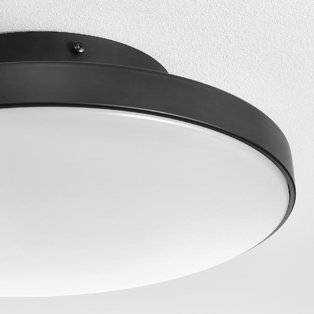 IKEA KABOMBA Deckenleuchte LED mattiert/schwarz 36 cm Neueste Mode