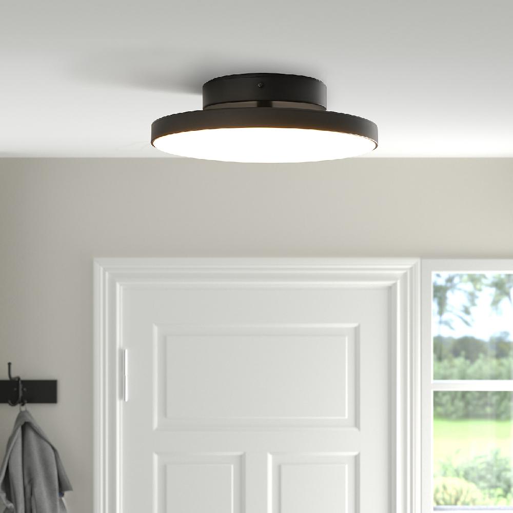 IKEA KABOMBA Deckenleuchte LED mattiert/schwarz 36 cm Neueste Mode