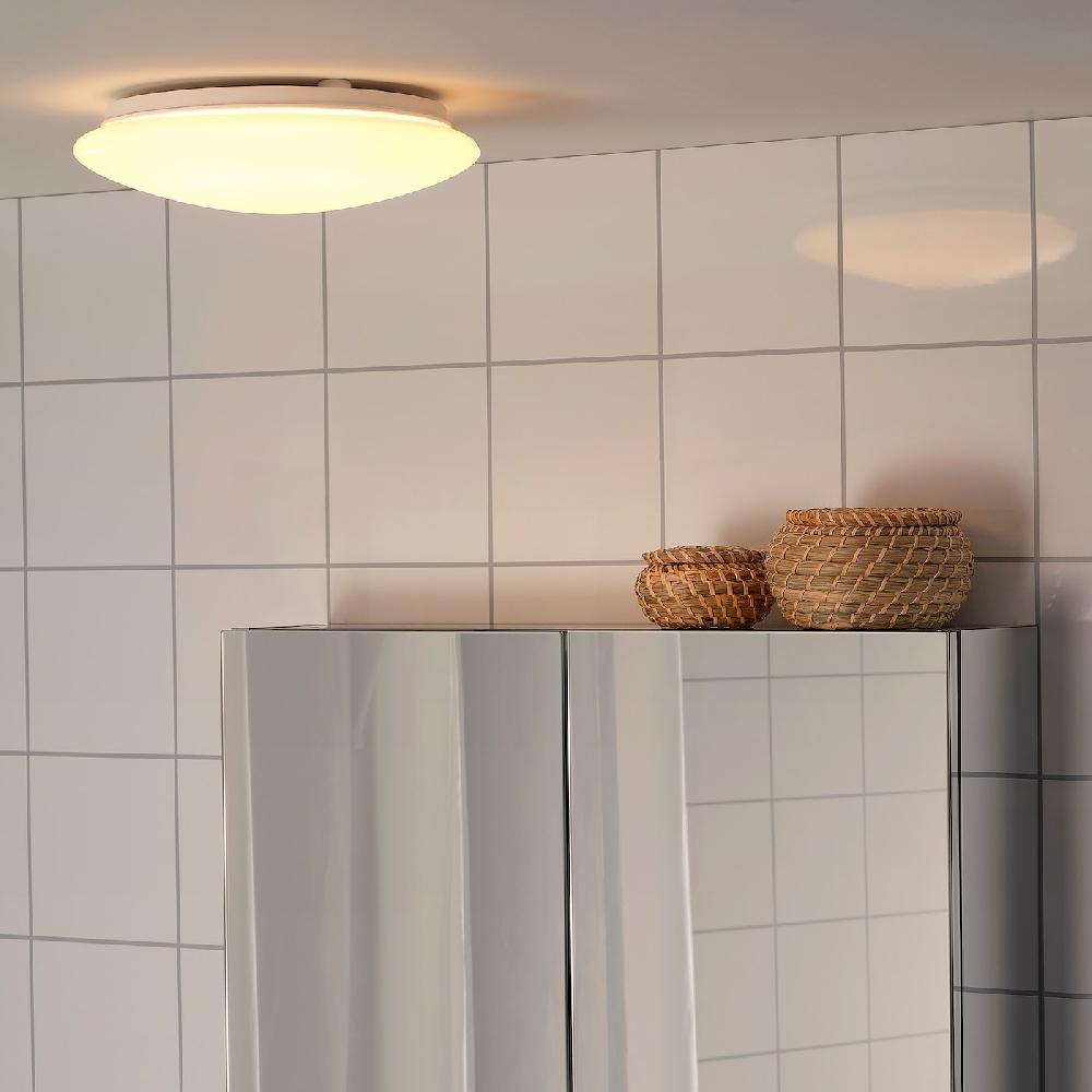 IKEA BARLAST Decken-/Wandleuchte LED weiß 25 cm Exklusive Angebote