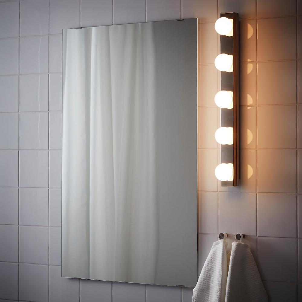 IKEA LEDSJÖ Wandleuchte LED Edelstahl Große Rabatte