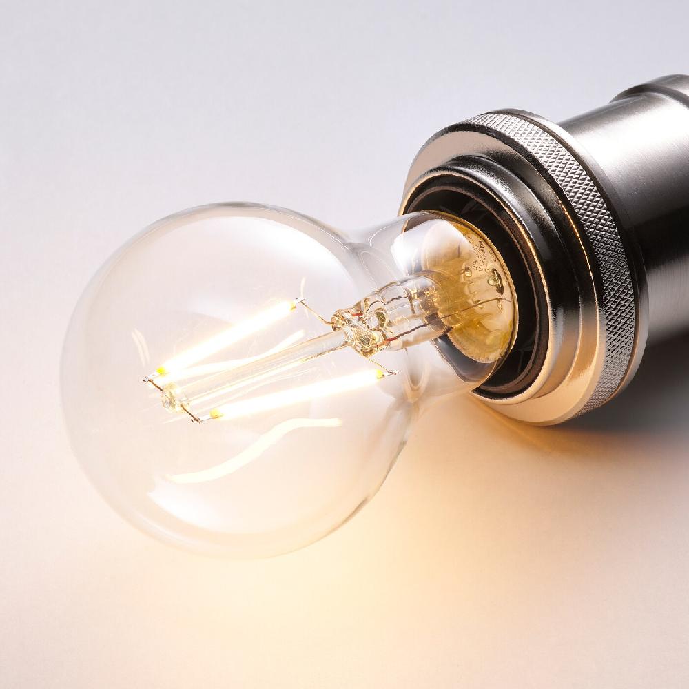 IKEA LUNNOM LED-Leuchtmittel E27 150 lm rund klar Riesige Ersparnisse