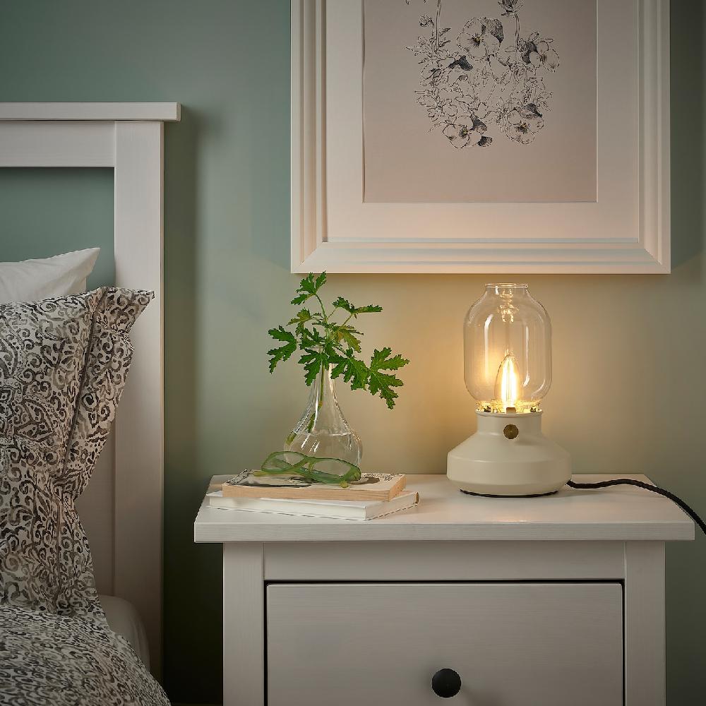 IKEA LUNNOM LED-Leuchtmittel E14 210 lm dimmbar/kerzenförmig Klarglas braun Neueste Stile