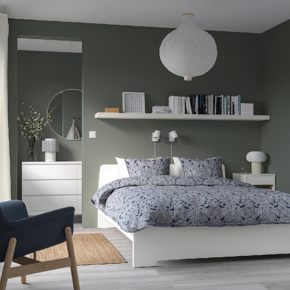 IKEA ASKVOLL Bettgestell weiß 140x200 cm Nur noch ein Tag übrig