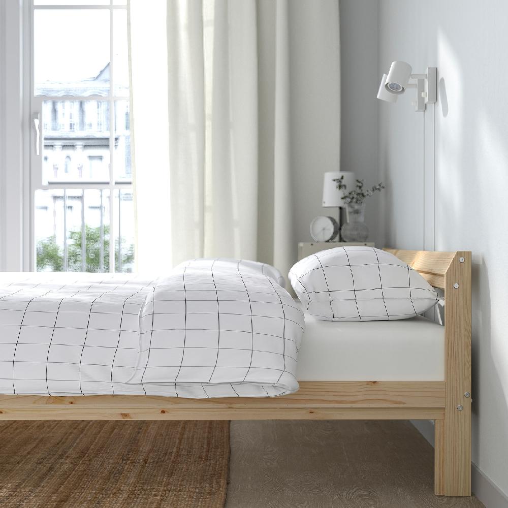 IKEA NEIDEN Bettgestell Kiefer 140x200 cm Riesige Rabatte