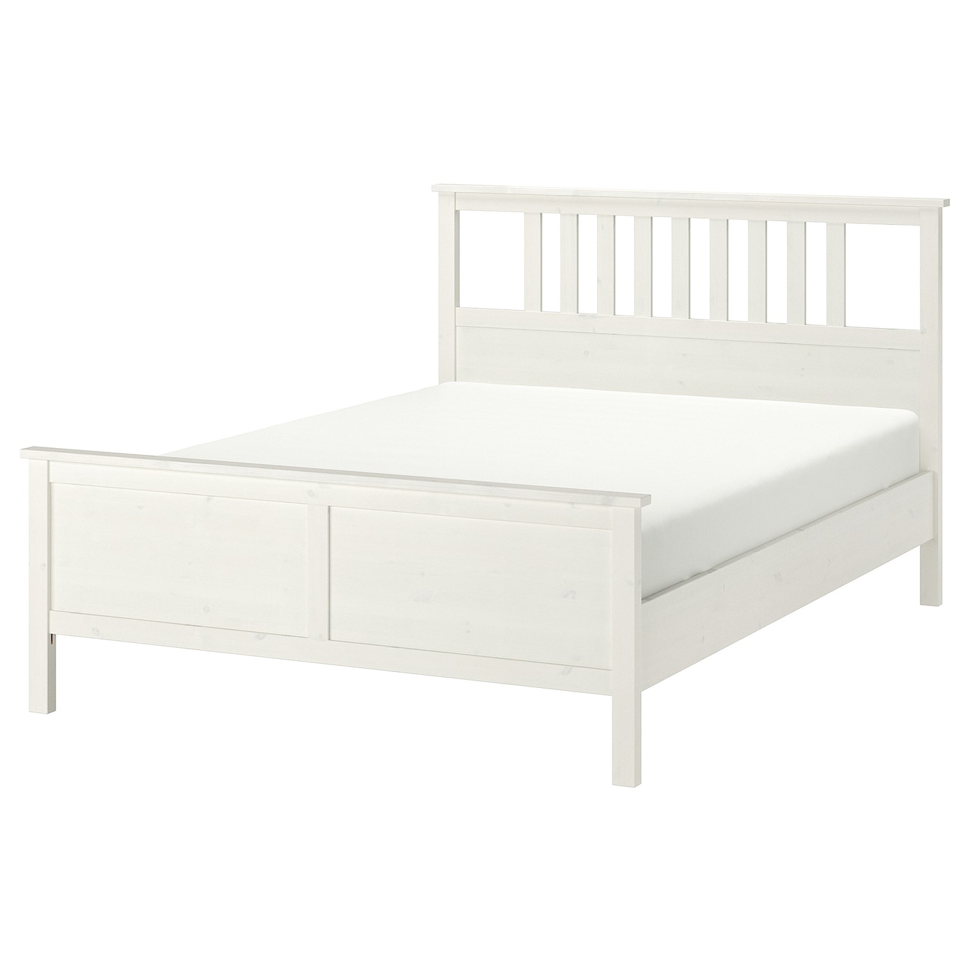 IKEA HEMNES Bettgestell weiß gebeizt 180x200 cm