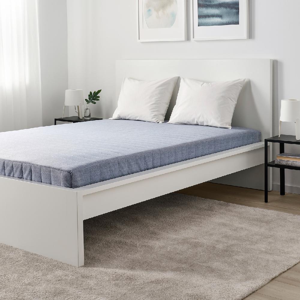 IKEA VADSÖ Federkernmatratze fest/hellblau 140x200 cm Outlet