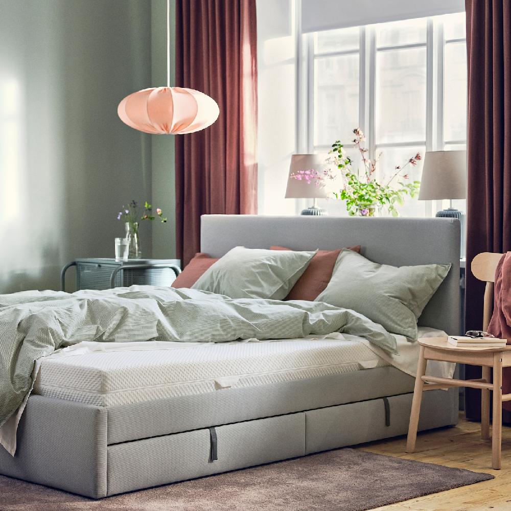 IKEA ÅBYGDA Schaummatratze mittelfest/weiß 90x200 cm Verkauf