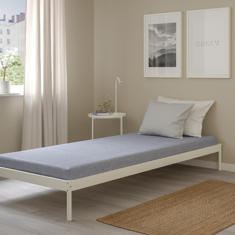 IKEA ÅGOTNES Schaummatratze fest/hellblau 80x200 cm im Angebot