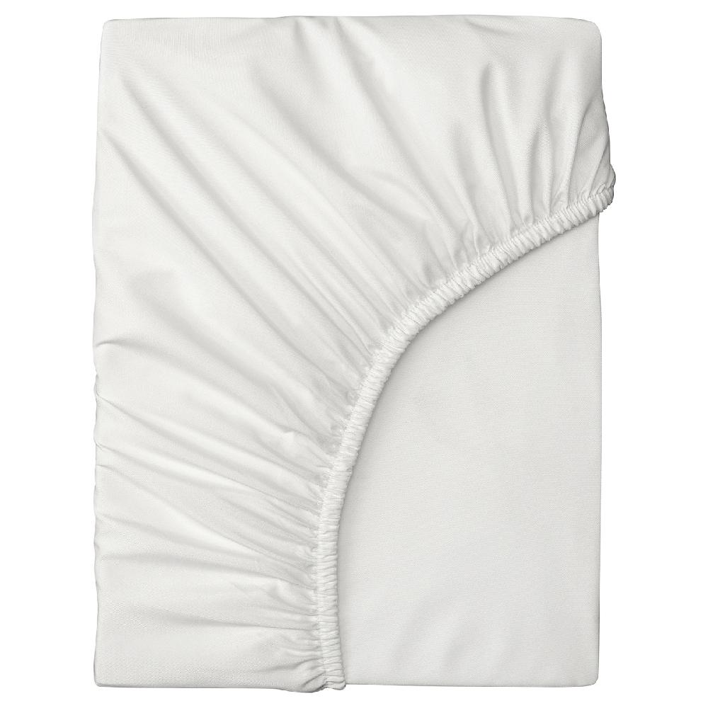 IKEA BRUKSVARA Spannbettlaken weiß 140x200 cm