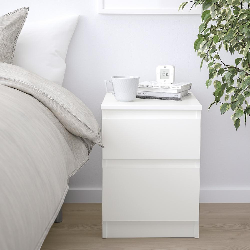 IKEA KULLEN Kommode mit 2 Schubladen weiß 35x49 cm Flash Sale