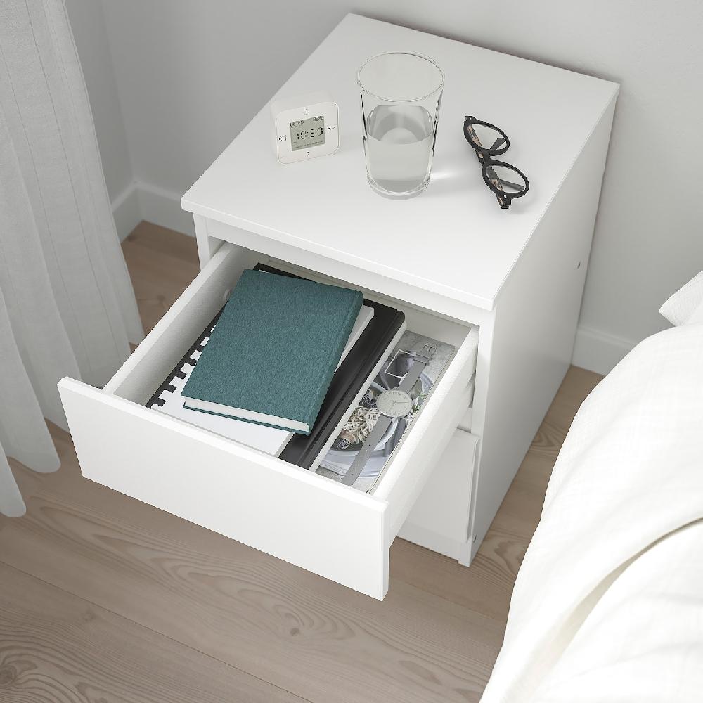IKEA KULLEN Kommode mit 2 Schubladen weiß 35x49 cm Flash Sale