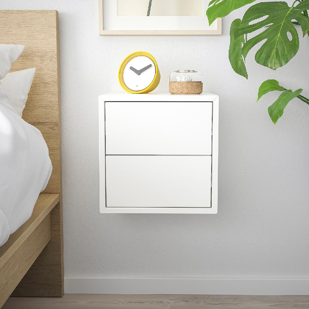 IKEA EKET Wandschrank mit 2 Schubladen weiß 35x35x35 cm Exklusivangebot