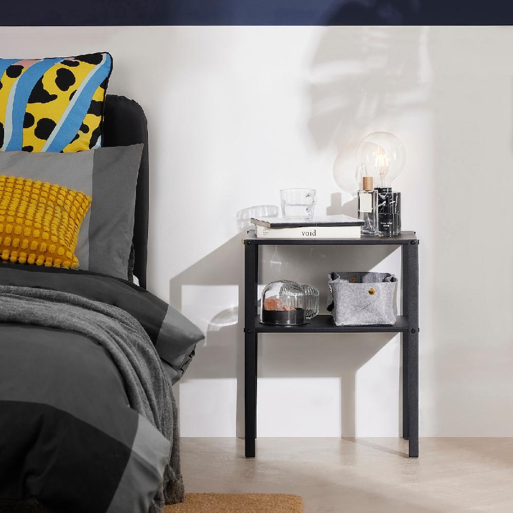 IKEA KNARREVIK Ablagetisch schwarz 42x34 cm Black Friday