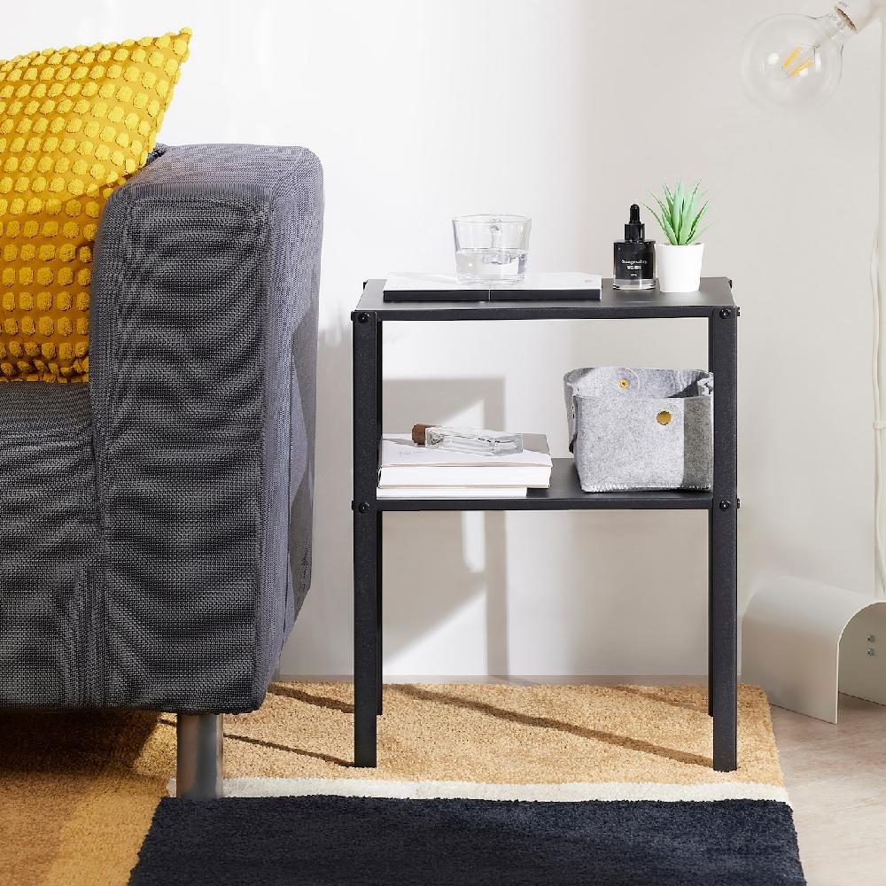 IKEA KNARREVIK Ablagetisch schwarz 42x34 cm Black Friday