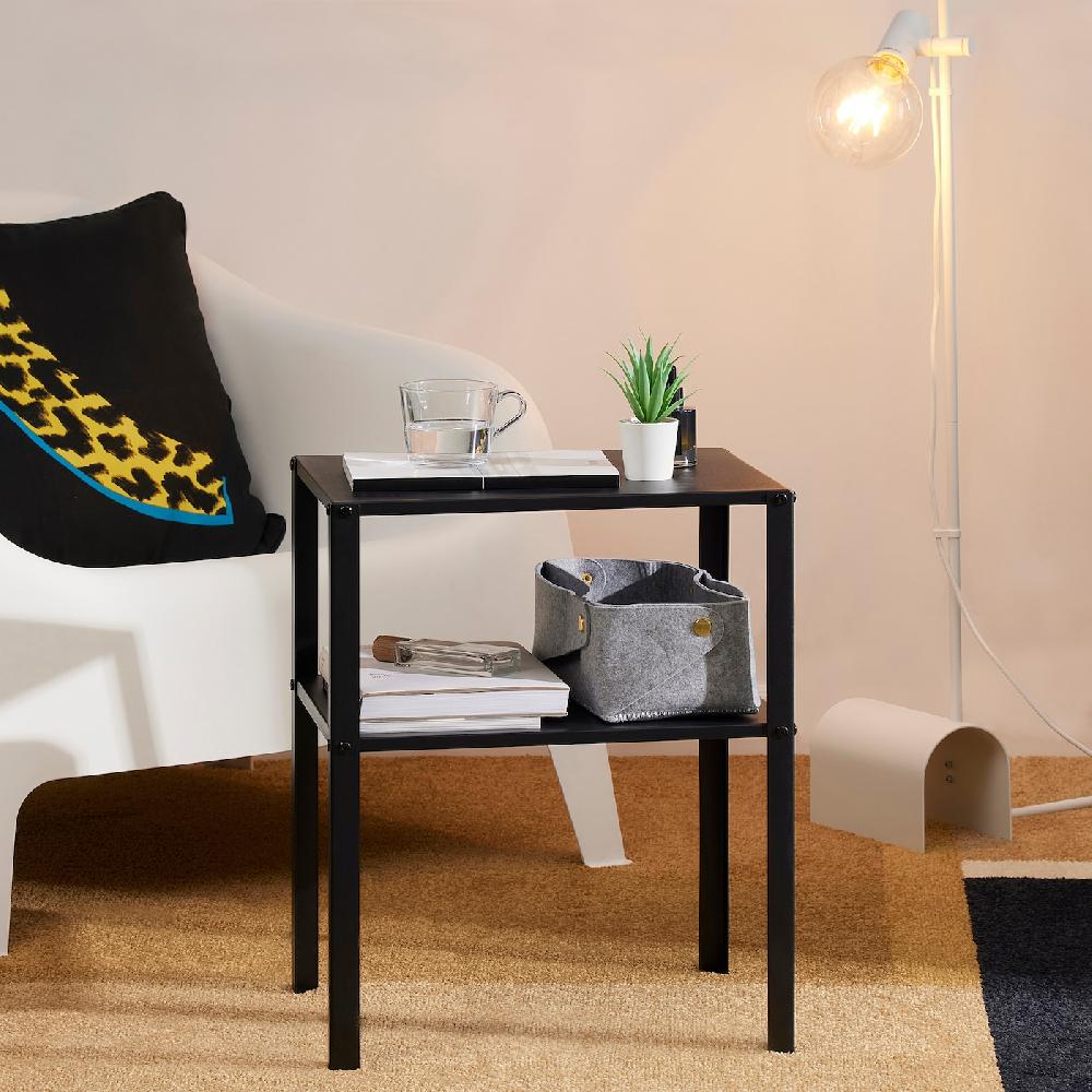 IKEA KNARREVIK Ablagetisch schwarz 42x34 cm Black Friday