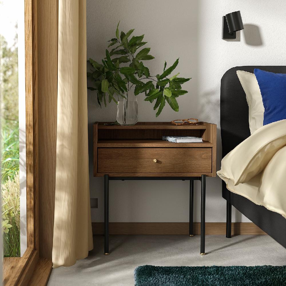 IKEA RÅDMANSÖ Ablagetisch braun Nussbaumnachbildung 54x38x58 cm Cyber Monday