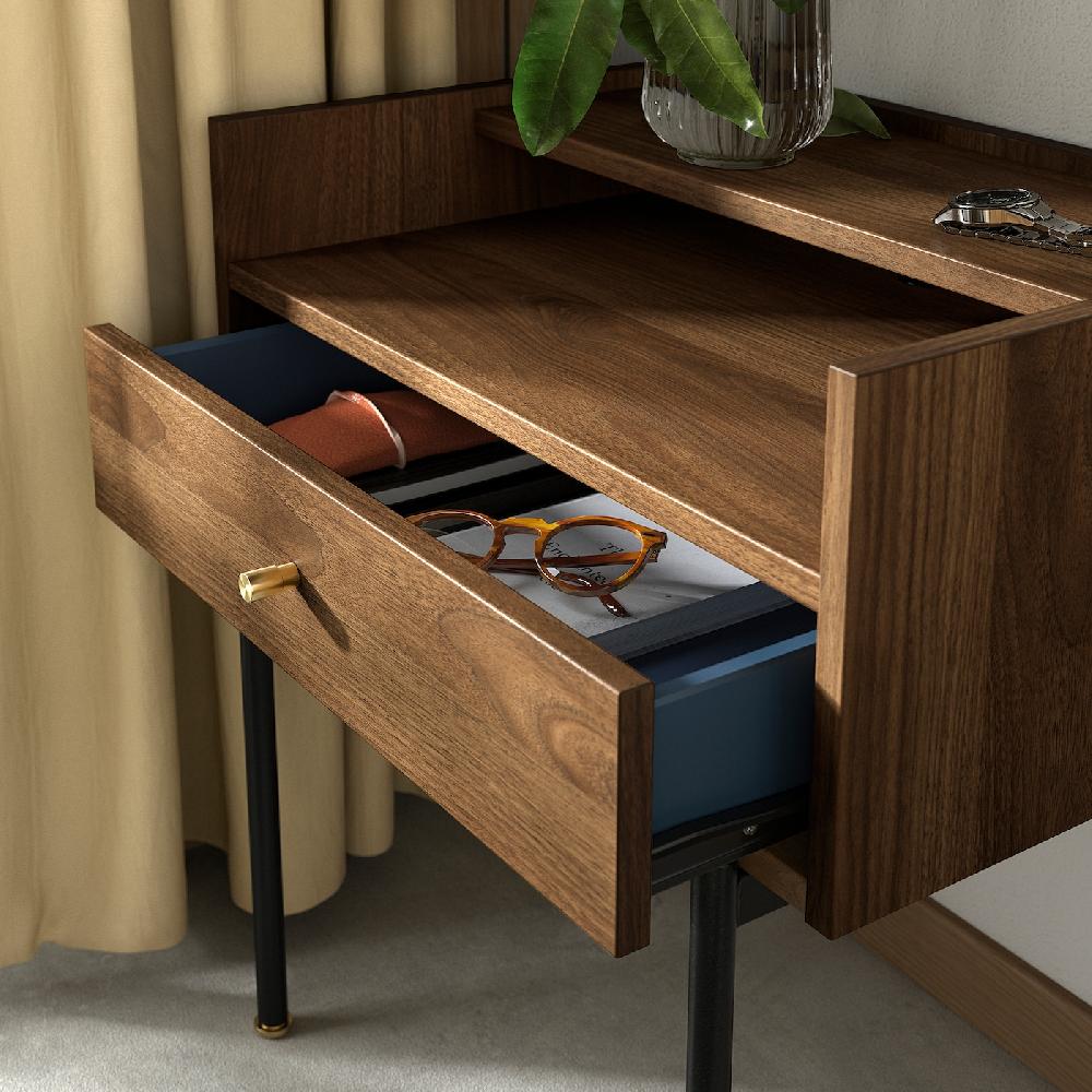 IKEA RÅDMANSÖ Ablagetisch braun Nussbaumnachbildung 54x38x58 cm Cyber Monday