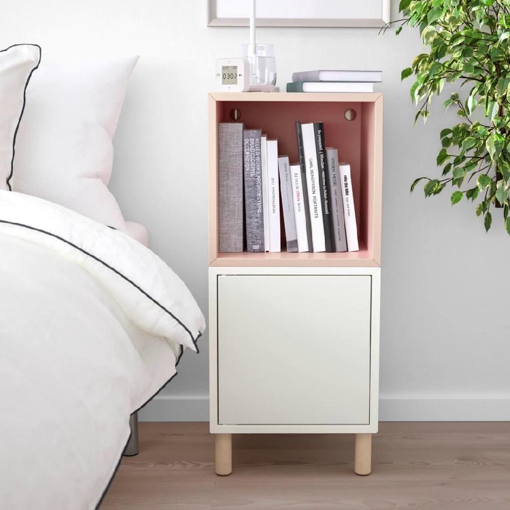 IKEA EKET Schrankkombination/Beine weiß/Holz 35x35x80 cm Lagerräumung