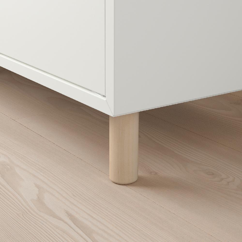 IKEA EKET Schrankkombination/Beine weiß/Holz 35x35x80 cm Lagerräumung
