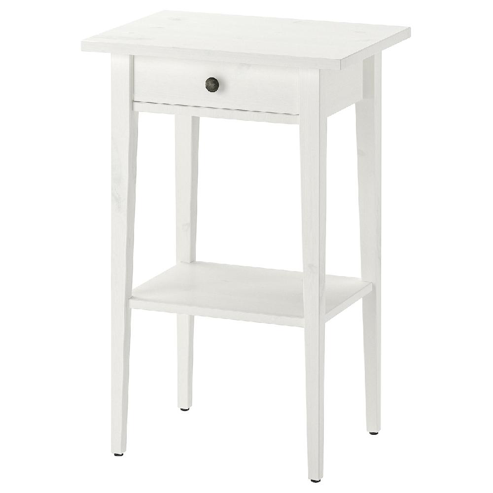 IKEA HEMNES Ablagetisch weiß gebeizt 46x35 cm