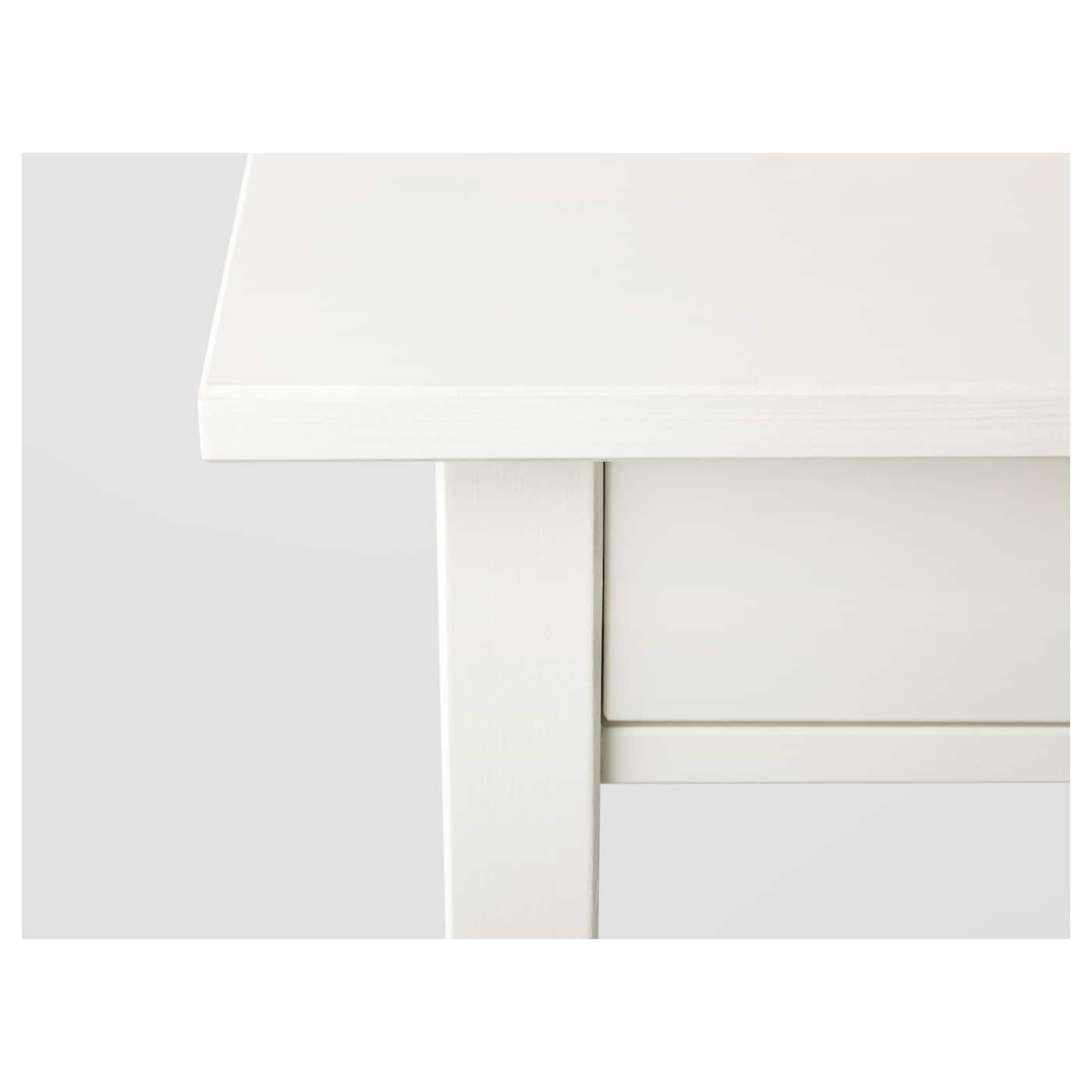 IKEA HEMNES Ablagetisch weiß gebeizt 46x35 cm Exklusive Angebote