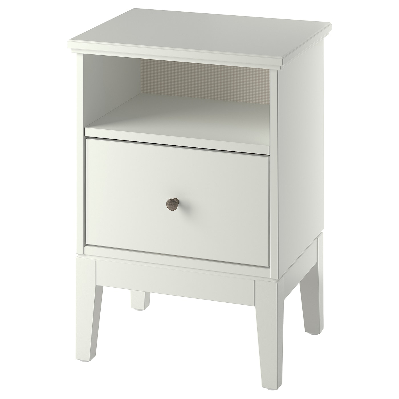IKEA IDANÄS Ablagetisch weiß 47x40 cm