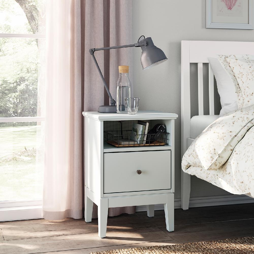 IKEA IDANÄS Ablagetisch weiß 47x40 cm Blitzangebot