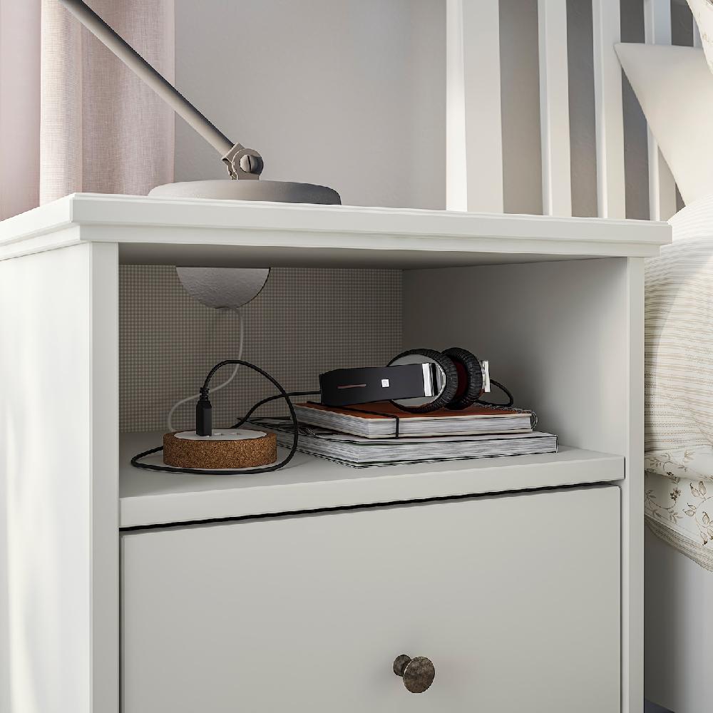 IKEA IDANÄS Ablagetisch weiß 47x40 cm Blitzangebot