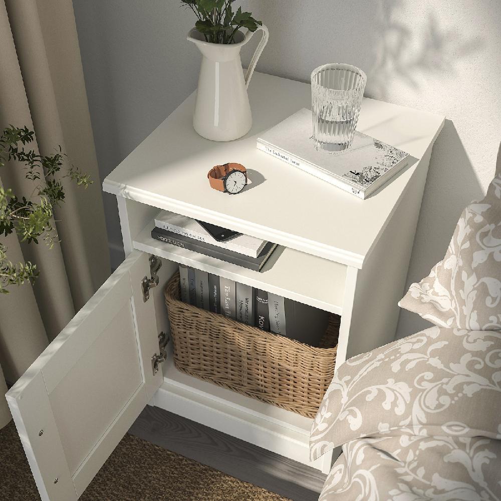 IKEA SONGESAND Ablagetisch weiß 42x40 cm Große Rabatte