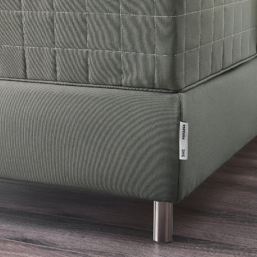 IKEA ESPEVÄR Bettpodest mit Lattenrost dunkelgrau 140x200 cm Sonderangebote